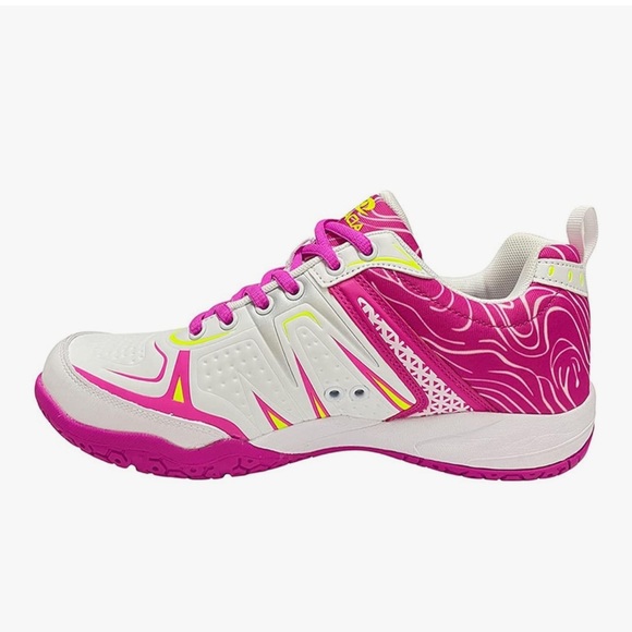 Acacia Swimwear Pink and White Athletic Shoes - Picture 2 of 4